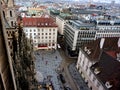 View of winter Vienna from the tower of St. StephenÃ¢â¬â¢s Cathedral.